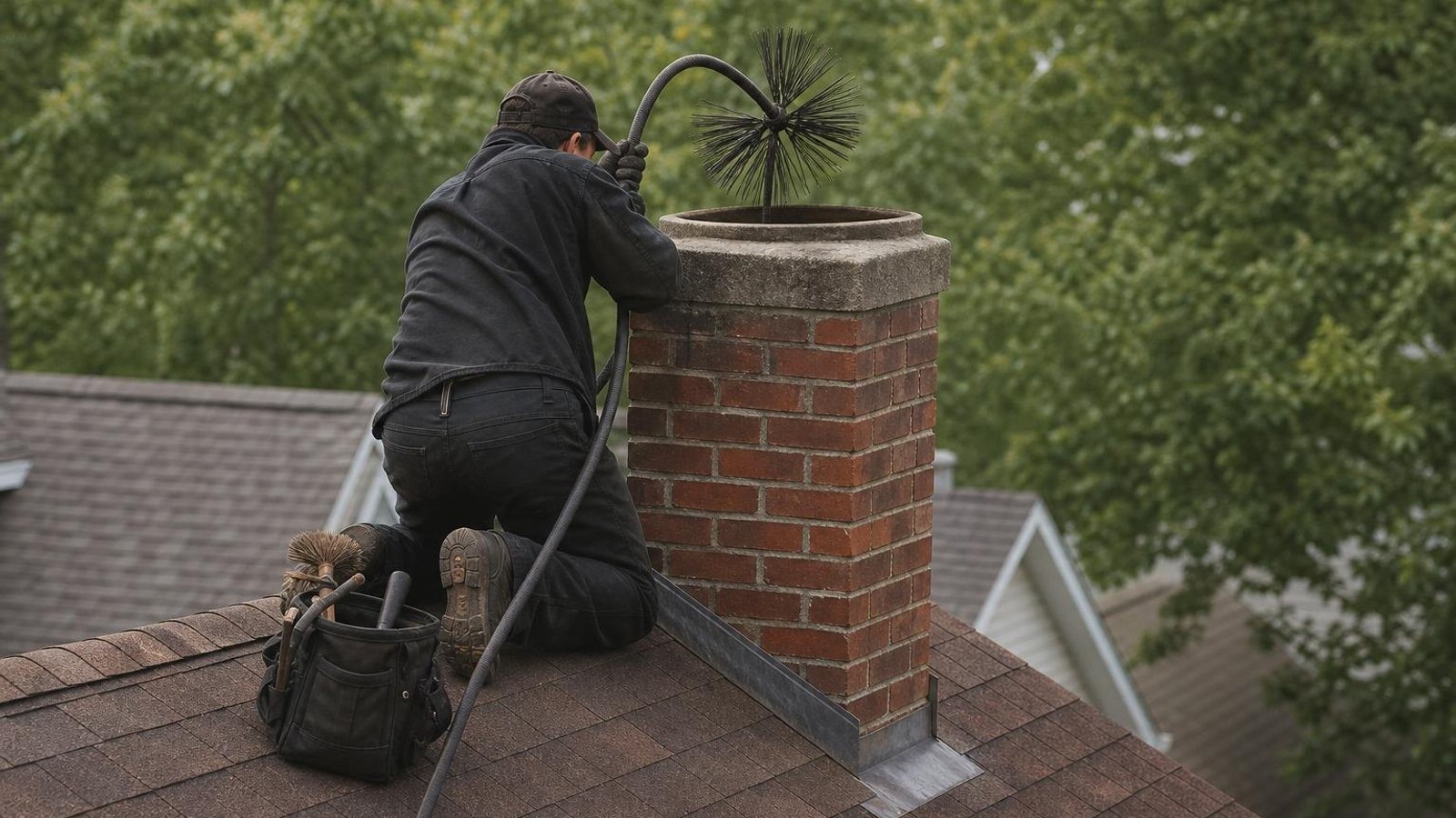 Practical chimney sweep & inspection in Kent